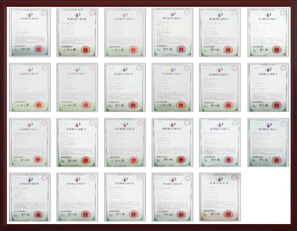 45 patent certificates